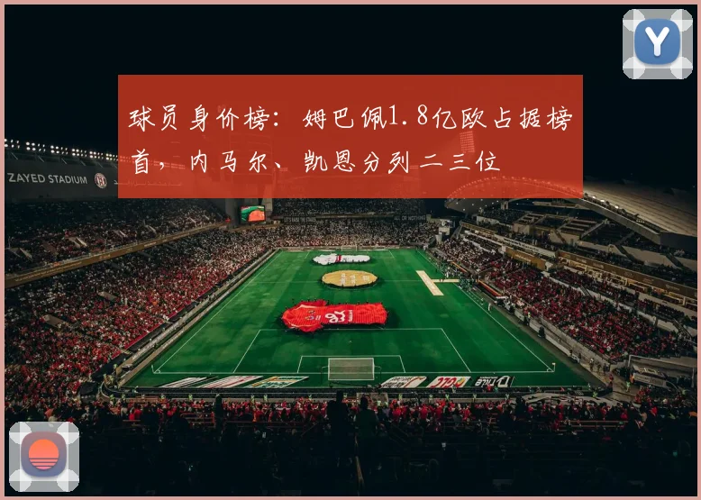 球员身价榜：姆巴佩1.8亿欧占据榜首，内马尔、凯恩分列二三位